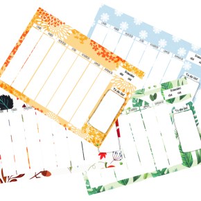 Semainier / Weekly Planner 2020-2021 (gratuit, à&nbsp;imprimer)